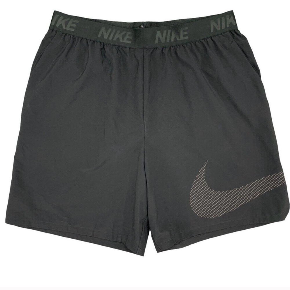 Nike Training Short Mens XL Flex Vent Max GFX Black Dri Fit Elastic Waist Swoosh